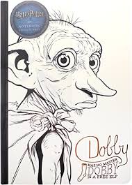 Master has presented dobby with clothes. Amazon Com A5 Notebook Harry Potter Dobby Office Products