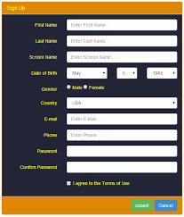 create a bootstrap registration form