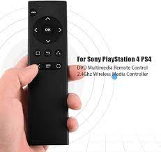 Afstandsbediening voor PS4, Media Remote voor PlayStation 4.2.4 GHz  Draadloze multimedia-afstandsbediening met USB-ontvanger voor PS4-console,  zwart : Amazon.nl: Games