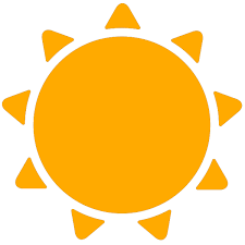 Image result for sunny weather forecast icon