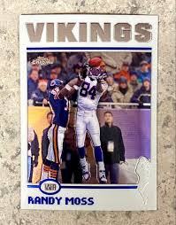 Search for football cards football cards with us Randy Moss 2004 Topps Chrome Football Card Kbk Sports