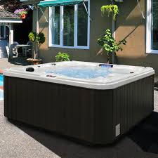 Shop for whirlpool tubs in bathtubs. American Spas Am 730l S 6 Person 30 Jet Premium Acrylic Lounger Sterling Silver Spa Hot Tub With Backlit Led Waterfall Clearwater Pool Spa