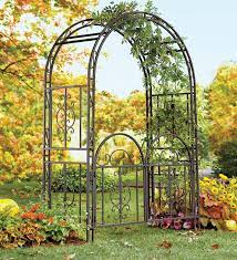 garden arbor with gate visualhunt