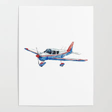 Airplane Aircraft Print Poster By
