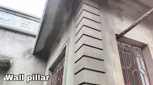 wall pillar wall design by rakesh babu