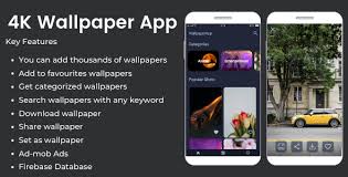 4k hd wallpaper android app admin app