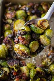 Roasted brussels sprouts with parmesan. Roasted Brussels Sprouts With Bacon Parmesan Cheese Kitchen Swagger