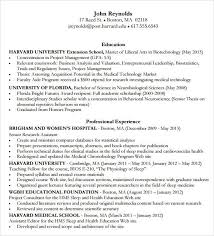 Harvard Business School Cv Template Resume Template Resume