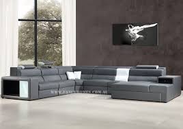 Cotemporary Modular Leather Sofa