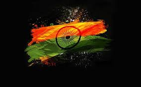 indian flag black background hd
