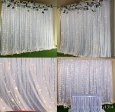 2 Layers Colorful Wedding Backdrop Curtains With Led Lights Event Party Arches Decoration Wedding Stage Background Silk Drape Decor 3m X 3m Diy Wedding Decoration Gold Wedding Decorations From Homeparty1314 71 61 Dhgate Com