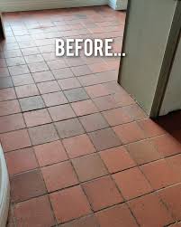 quarry floor tile cleaning and sealing