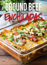 easy ground beef enchiladas i wash