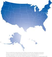 United States Map For Powerpoint Clipart