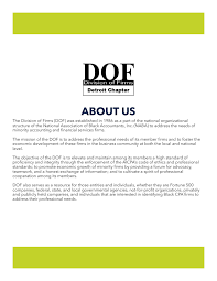 Dof Detroit Chapter Sponsorship Package Pages 1 8 Text
