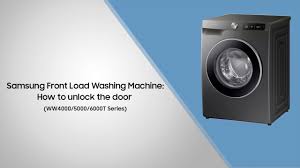 If the appliance has refuses to open the door for more than 5 minutes, you need to perform an emergency reboot and unplug the machine for half an hour. Samsung Front Load Washing Machine How To Unlock The Door Samsung India