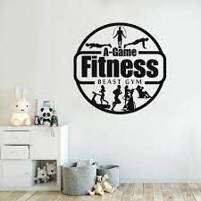 Gym Fitness Wall Decals Gym Work Out