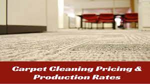 carpet cleaning pricing ion rates