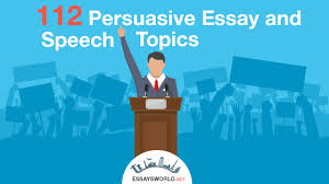 Read The List Of Best College Persuasive Essay Topics For