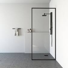 Since one side of the glass remains smooth, you can easily. Shower Glass Panel Half Wall Wayfair