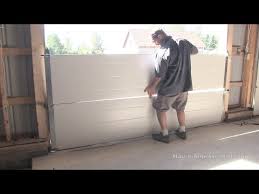 how to replace a garage door seal you