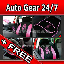 Full set sports car seat covers. Pink Dragon Car 13pc Mats Pads Steering Seat Covers Ebay