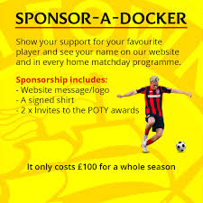 sponsor a docker erith town fc