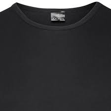 Black Short Sleeve Undershirt By Jockey Size S Up To Oversize Xxl