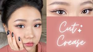 cut crease makeup monolid asian eyes