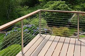 cable deck railing cost deck railing