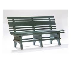 park bench st pete 4 or 5 ft recycled
