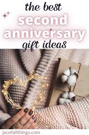 the best second anniversary gift ideas