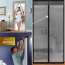 Magnetic Fly Screen Window For Doors