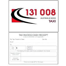 Taxi Service Bill Format Brrand Co