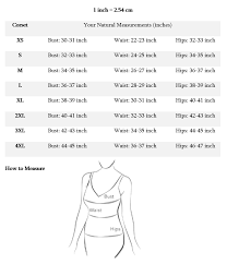 Cdfw Corset Size Chart Shirts For Women Casual Dresses For