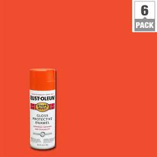 Rust Oleum Stops Rust 12 Oz Protective Enamel Gloss Orange