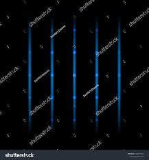 3d Blue Fading Neon Light Elements Royalty Free Stock Image