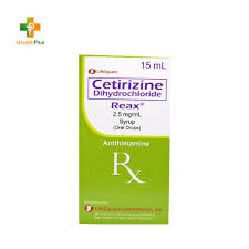 reax cetirizine 2 5mg ml syrup