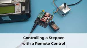 a stepper motor with a remote control