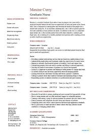 Graduate Nurse Resume University Nursing Job Description Example