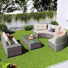 jasmoder rattan outdoor sectional with