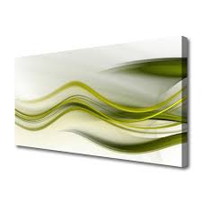 Canvas Wall Art Abstract Art Green Grey
