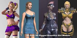 85 free 3d rigged beautiful models