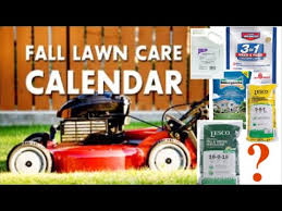 Fall Lawn Care Calendar Plus Fertilizer Tips For Fall Youtube