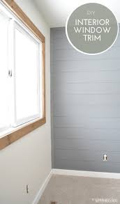 Farmhouse window trim made such a difference on these windows and it was so easy to do! Easy Diy Farmhouse Interior Window Trim