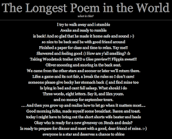 decontextualize the longest poem in