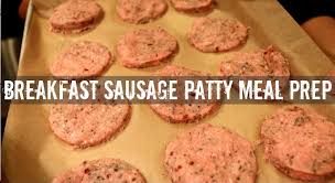 convenient breakfast sausage patties