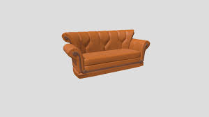 sofa friends 3d model by prytkov