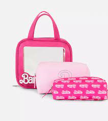 barbie the travel bag with make up bags