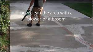 how to repair concrete driveway